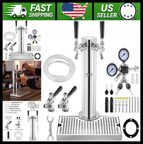 Vevor dual tap kegerator kit - kegerator,