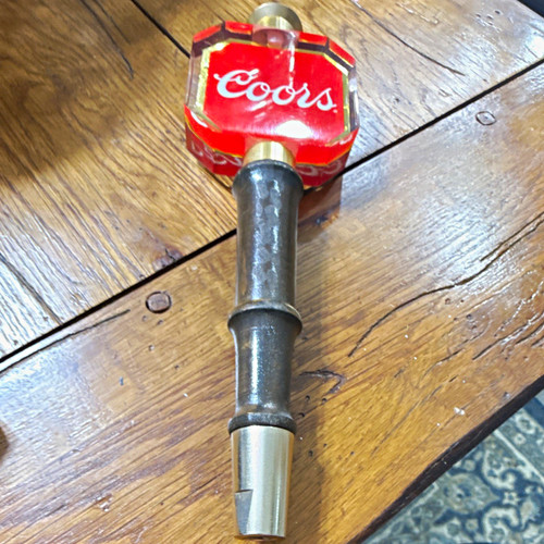 Coors red plastic draft beer - red,
