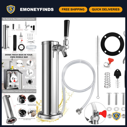 Single beer tap - tap, tower