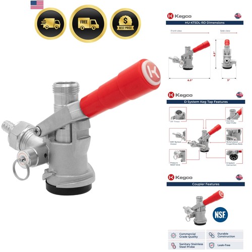 Beer keg coupler system - beer,